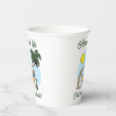 Gobelets En Papier Hammock Life Chill Mode Activé Drôle Cartoon (Droite)