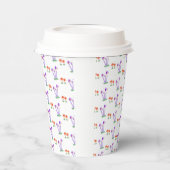 Gobelets En Papier Hand-Drawn Mushroom Paper Cups  (Gauche)