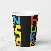 Gobelets En Papier Hanoukka est Funukkah 8 oz. (Gauche)