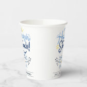 Gobelets En Papier Hanoukka Sameach | Famille Hanoukka simple et élég (Gauche)