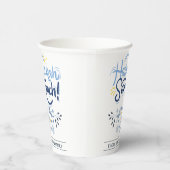 Gobelets En Papier Hanoukka Sameach | Famille Hanoukka simple et élég (Droite)