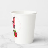 Gobelets En Papier Happy bull terrier (Gauche)