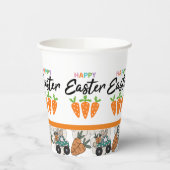 Gobelets En Papier Happy Easter  (Gauche)