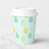 Gobelets En Papier Happy Easter Egg Pattern  (Gauche)