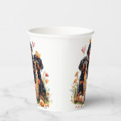 Gobelets En Papier Happy Easter Rottweiler Dogs (Droite)