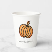 Gobelets En Papier Happy Halloween (Verso)