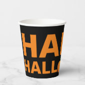 Gobelets En Papier Happy Halloween Design Tasse papier (Recto)