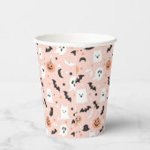 Gobelets En Papier Happy Halloween Éffrayant Cute & Festive Halloween (Droite)