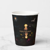 Gobelets En Papier Happy Halloween Petit Monster (Verso)