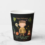 Gobelets En Papier Happy Halloween Petit Monster (Recto)