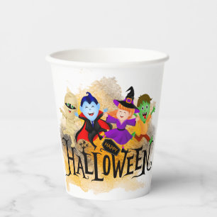 Gobelets En Papier Happy Halloween tasses de papier, fête d'Halloween
