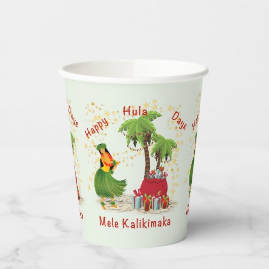 Gobelets En Papier Happy Hula Days Paper Cup (Gauche)