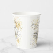 Gobelets En Papier Happy New Year Gold Silver Fireworks (Droite)