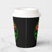 Gobelets En Papier Happy St. Patrick's Day Circle Design-63501 (Droite)