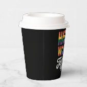 Gobelets En Papier Harris Walz 2024 Ensemble, nous pouvons élire LGBT (Droite)