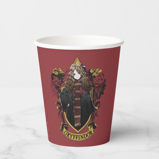 Gobelets En Papier HARRY POTTER™ | Anime Hermione House Crest (Recto)
