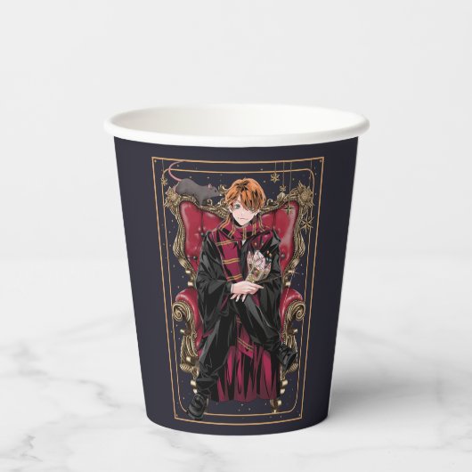 Gobelets En Papier HARRY POTTER™ | Anime Ron Weasley Assis (Verso)