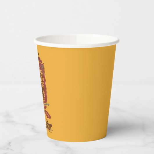 Gobelets En Papier Harry Potter | Badge Gryffindor QUIDDITCH™ (Gauche)