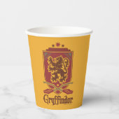 Gobelets En Papier Harry Potter | Badge Gryffindor QUIDDITCH™ (Recto)