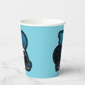 Gobelets En Papier HARRY POTTER™ | Badge sportif RAVENCLAW™ (Gauche)