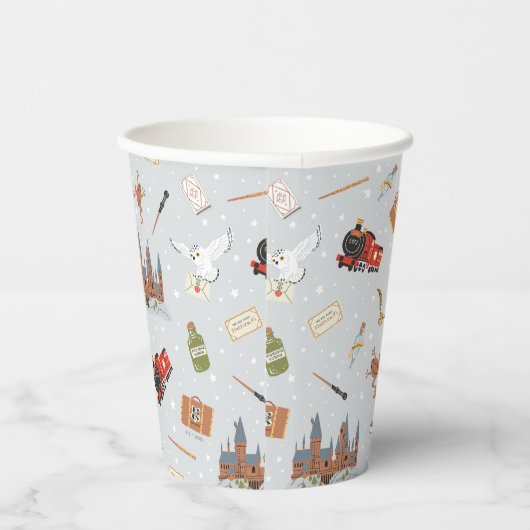 Gobelets En Papier Harry Potter Cartoon Hogwarts Pattern (Droite)