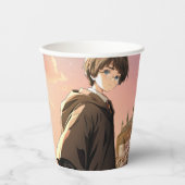 Gobelets En Papier HARRY POTTER™ Hermione & Ron HOGWARTS™ Scène d'Ani (Recto)