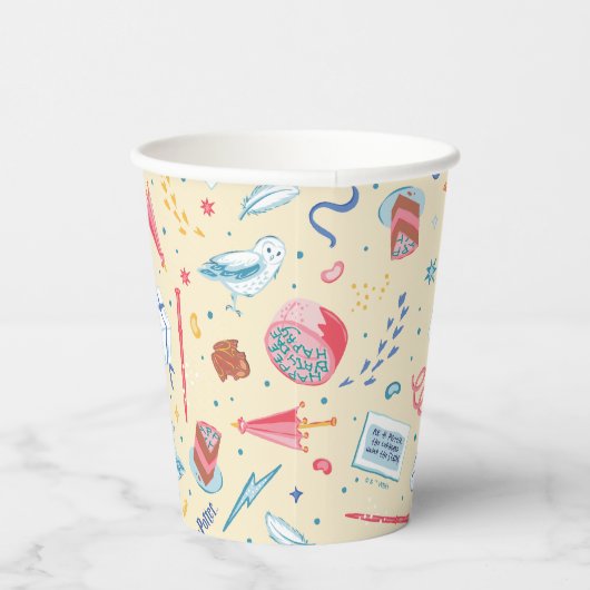Gobelets En Papier HARRY POTTER™ Motif de fête d'anniversaire (Droite)
