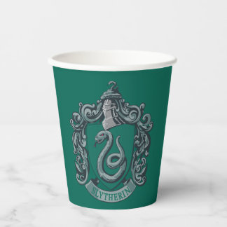 Gobelets En Papier Harry Potter | Slytherin Crest Green
