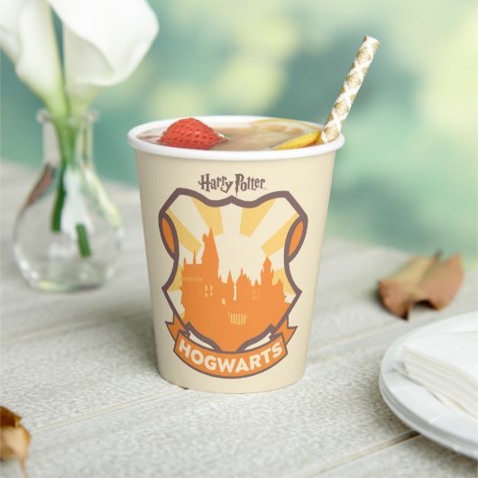 Gobelets En Papier HARRY POTTER™ | Summer Magic HOGWARTS™ Crest (Insitu)