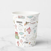 Gobelets En Papier HARRY POTTER™ Tiny Magic Pattern (Droite)