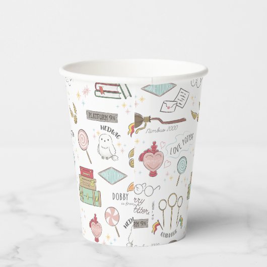 Gobelets En Papier HARRY POTTER™ Tiny Magic Pattern (Droite)