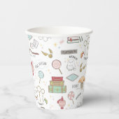 Gobelets En Papier HARRY POTTER™ Tiny Magic Pattern (Recto)