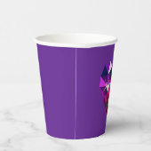Gobelets En Papier Heart Gemstone Purple Paper Cups (Droite)