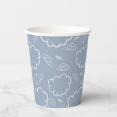 Gobelets En Papier Heavenly Angel Halo Cloud BluePaper cup (Recto)