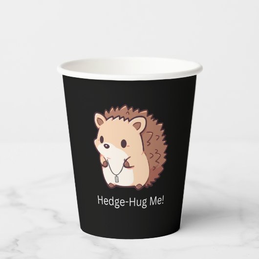 Gobelets En Papier Hedge-Hug Me (Verso)