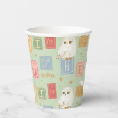 Gobelets En Papier Hedwig Post Letter Block Pattern (Recto)