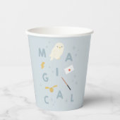 Gobelets En Papier Hedwigh "magique" typographie graphique (Recto)