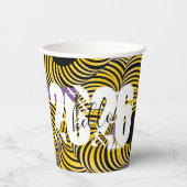 Gobelets En Papier Hello 2026 New Years Trippy Bold Font (Recto)