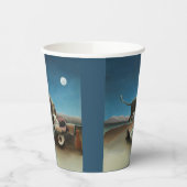 Gobelets En Papier Henri Rousseau Dormir Gitan Lion Peinture (Gauche)