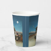 Gobelets En Papier Henri Rousseau Dormir Gitan Lion Peinture (Droite)