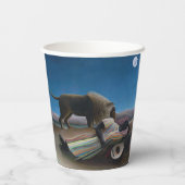 Gobelets En Papier Henri Rousseau - Les Tziganes qui dorment (Verso)