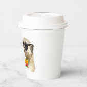 Gobelets En Papier Heure d'été Meerkat tasses à papier personnalisabl (Gauche)