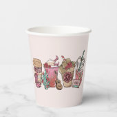 Gobelets En Papier Heure du café Cowboy (Verso)