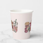 Gobelets En Papier Heure du café Cowboy (Gauche)