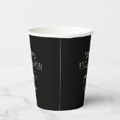 Gobelets En Papier Heureusement Jamais Après La Réception De Mariage  (Droite)