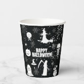 GOBELETS EN PAPIER HEUREUX HALLOWEEN (Verso)