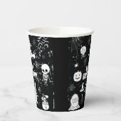 GOBELETS EN PAPIER HEUREUX HALLOWEEN (Gauche)