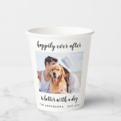 Gobelets En Papier Heureux toujours après Mariage photo (Recto)