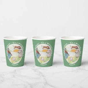 Gobelets En Papier Hey Diddle Diddle Collection de fête d'anniversair