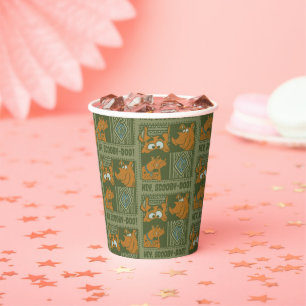 Gobelets En Papier Hey Scooby-Doo Carré tribal Graphic